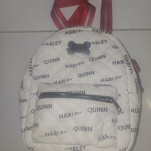 Harley Quinn White Backpack